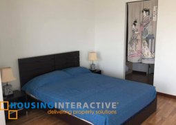 fully furnished 2-bedroom bi-level unit for sale in the columns legazpi