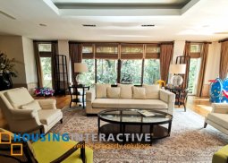 fully furnished 2-storey, 5-bedroom house with pool for sale in ayala heights