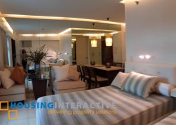fully furnished studio unit for sale in two serendra