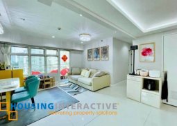 fully furnished 3-bedroom unit with balcony for sale in two serendra