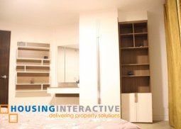 fully furnished 2-bedroom unit with balcony for rent in venice luxury residences