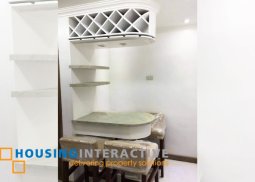 fully furnished 2-bedroom unit with parking facing amenities for sale