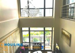 fully furnished 2-bedroom loft unit with balcony for sale in the gramercy