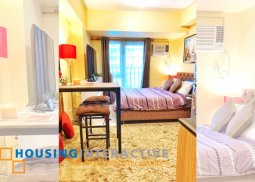 modern fully furnished studio unit for rent in avida asten