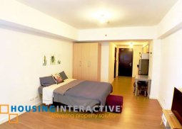 fully furnished studio unit for rent in verve