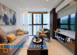 fully furnished 2br unit for lease in uptown ritz residences bgc