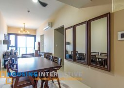 fully furnished 2br unit for lease in uptown ritz residences bgc