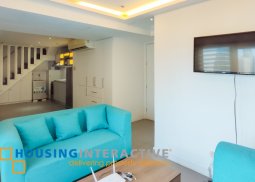 fully furnished 3br unit for lease in fort victoria bgc
