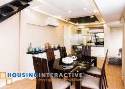 fully furnished 3br unit for lease in fort victoria bgc