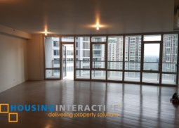 bare 3-bedroom unit with balcony for sale in proscenium
