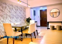 fully furnished 3-bedroom unit for rent in  two serendra