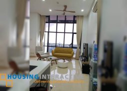fully furnished 2-bedroom penthouse with balcony for sale in milano residences