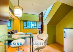 fully furnished 1br unit for lease in mckinley park residences bgc