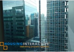 fully furnished studio unit for lease in eton tower