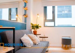 fully furnished 1br unit for lease in mckinley park residences bgc