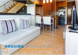 fully furnished 1br unit for lease in mckinley park residences bgc