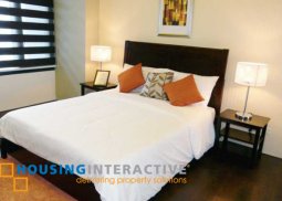 fully furnished 1br unit for lease in arya residences bgc