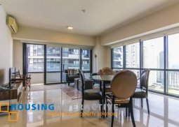 fully furnished 1br unit for lease in arya residences bgc