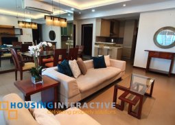 fully furnished 3br unit for lease in sapphire residences bgc