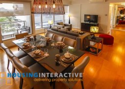 fully furnished 3br unit for lease in the beaufort bgc