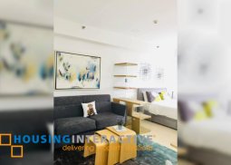 semi furnished studio unit for sale in the infinity tower bgc