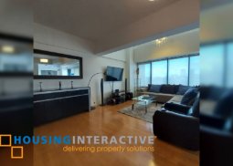 fully furnished 3-bedroom unit with balcony for rent in  one rockwell