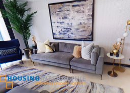 elegant fully furnished 3-bedroom unit with balcony for sale in grand hyatt residences