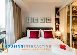 fully furnished 1br unit for lease in acqua private residences bgc