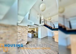 fully furnished 2-bedroom loft unit for sale/rent in one rockwell