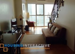spacious 1br loft type condo unit for sale at the eton residences makati