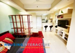 fully furnished studio unit for lease in paseo parkview suites makati