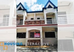 modern 2-storey, 3-bedroom townhouse with balcony for