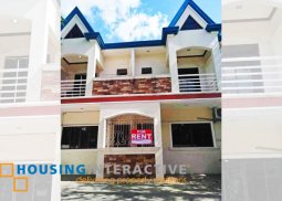 elegant 2-storey, 3-bedroom townhouse with balcony for rent in concorde village