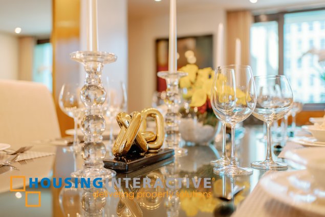 elegant 2br condo unit for rent at the shang grand tower makati