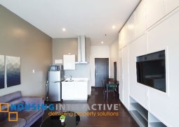 modern studio unit with balcony for rent in knightsbridge residences