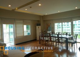 fully furnished 3 bedroom unit for lease in one serendra bgc