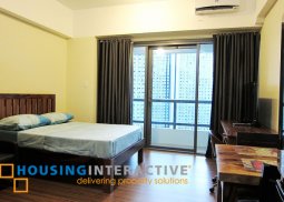 fully furnished studio unit for lease in shang salcedo place