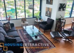 fully furnished 3br loft type condo unit for rent at the west one rockwell makati