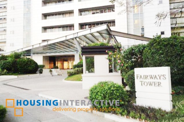 fully furnished 1-bedroom unit for sale in fairways tower