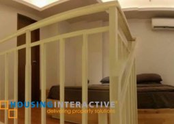 fully furnished 1br loft for sale in eton residences greenbelt makati