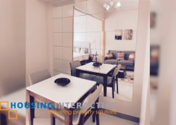 a fully furnished 1 bedroom unit for lease in one uptown residences taguig