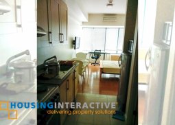 fully furnished studio unit for lease in one rockwell