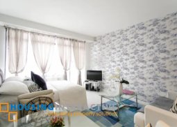 fully furnished studio unit for rent in the gramercy residences