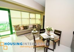 a fully furnished 2 bedroom loft unit for sale in the symphony towers
