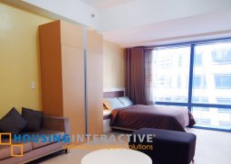 fully furnished studio unit for rent in two central