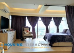fully furnished 1br loft type unit for sale in bellagio three