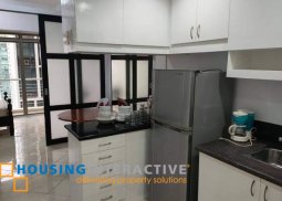 furnished studio unit for lease in paseo parkview suites