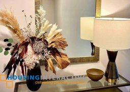 fully furnished 3-bedroom unit with balcony for rent in proscenium at rockwell