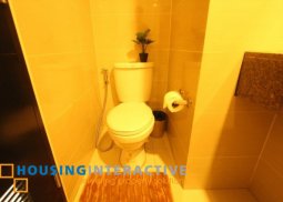 furnished studio unit for lease in one eastwood ave