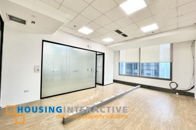 warm shell office space for rent in makati